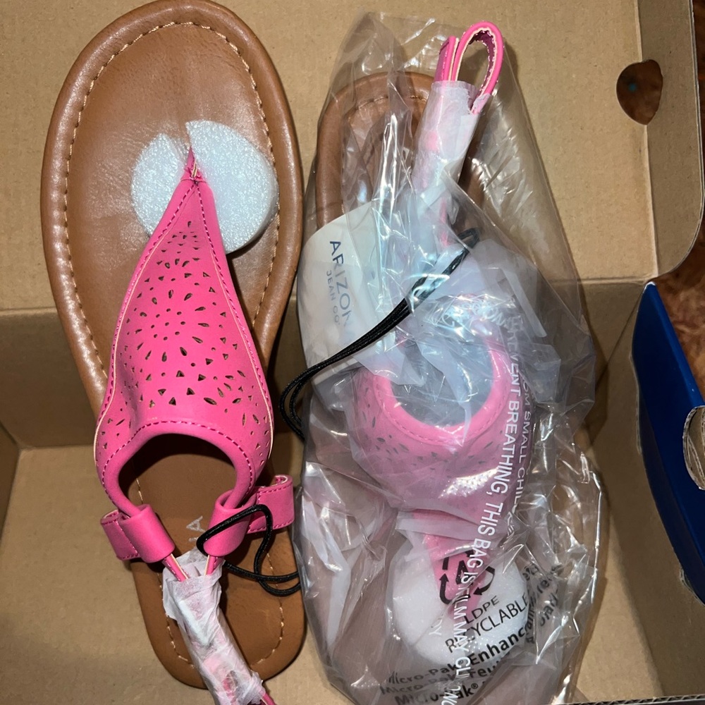 New Arizona Sandals in box
